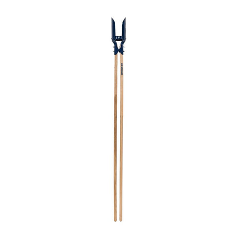 Seymour 21208 Post Hole Digger, Triple Riveted Blade, Carbon Steel Blade, Hardwood Handle, Square Cut Handle, 107 in OAL