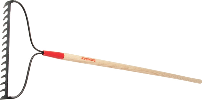 Razor-Back 63141 Bow Rake, 3-1/4 in L Head, 16.325 in W Head, 15-Tine ...