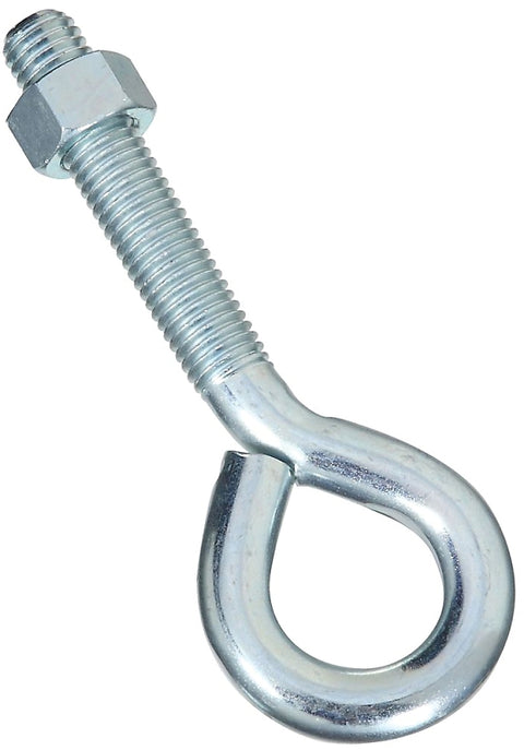 National Hardware N347-666 Eye Bolt, 5/8 in Thread, 3-1/4 in L Thread, 1-1/4 in ID Dia Eye, 560 lb Working Load, Steel, Pack of 3