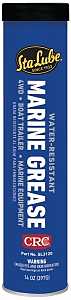 Sta-Lube SL3120 Marine Grease, 14 oz Cartridge, Blue, Pack of 10
