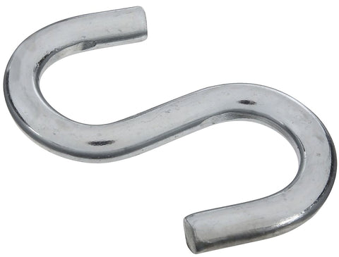 National Hardware N347-849 S-Hook, 180 lb Working Load, Steel, Zinc, Pack of 5
