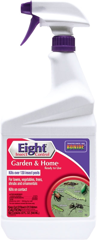 Bonide EIGHT 428 Insect Control, Liquid, 1 qt Bottle