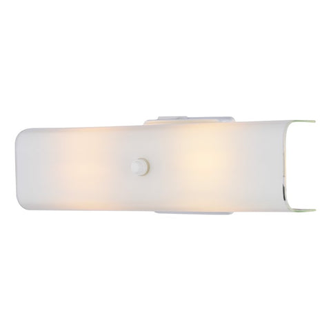 Boston Harbor V88WH02-4413H-3L Bracket Wall Light Fixture, 75 W, 2-Lamp, A19 or CFL Lamp, Steel Fixture, White Fixture