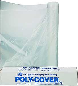 Orgill Poly 6X14-C Poly Film, 100 ft L, 14 ft W, Clear