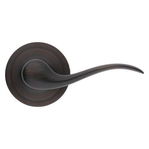 Kwikset Signature Series 720TNL11PCP Passage Lever, Non-Locking Lock, Venetian Bronze, Zinc, Residential, 2 Grade