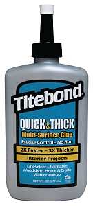 Titebond 2403 Wood Glue, White, 8 oz Bottle