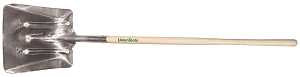 Razor-Back 54247 Scoop Shovel, 13-1/4 in W Blade, 14-1/2 in L Blade, Aluminum Blade, North American Hardwood Handle