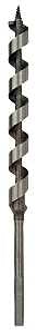Irwin 49908 Power Drill Auger Bit, 1/2 in Dia, 7-1/2 in OAL, Solid Center Flute, 1-Flute, 7/32 in Dia Shank, Hex Shank