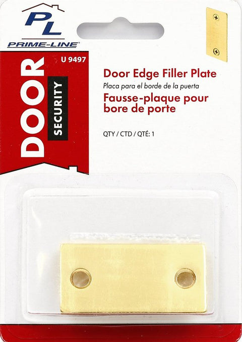 Defender Security U 9497 Filler Plate, Steel, Brass