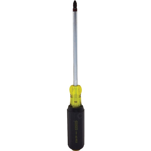 STANLEY 65-903 Screwdriver, #3 Drive, Phillips Drive, 11 in OAL, 6 in L Shank, Vinyl Grip Handle