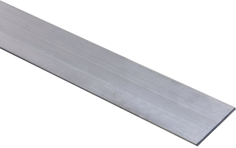 National Hardware 4200BC Series N247-148 Flat Bar, 2 in W, 72 in L, 1/8 in Thick, Aluminum, Mill