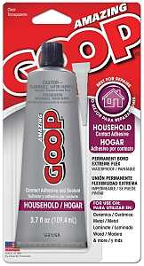 Amazing Goop 130012 Household Adhesive, Liquid, Clear, 3.7 oz, Tube