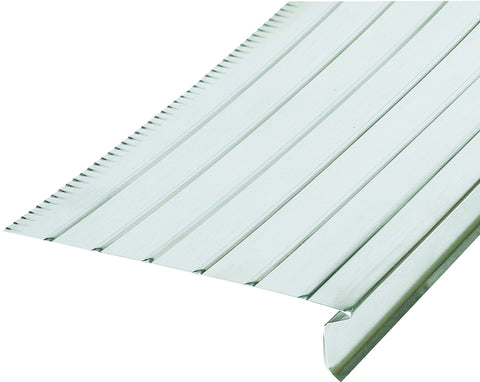 Amerimax 5601900120 Roof Edge, 10 ft L, 6 in W, 1 in H, Steel