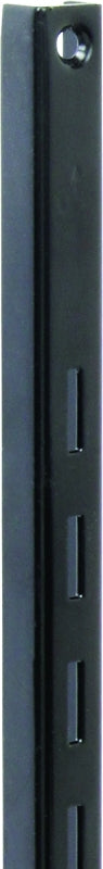Knape & Vogt 80 Series 80 BLK 36 Classic Shelf Standard, 320 lb, 16 ga Thick Material, 5/8 in W, 36 in H, Steel, Pack of 10