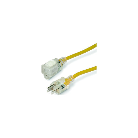 Marinco 150050NL 15A Marine Grade Lighted, Non-Locking Extension Cord, 50'