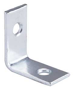 ProSource CB-Z01-013L Corner Brace, 1 in L, 1 in W, 1/2 in H, Steel, Zinc-Plated, 1.8 mm Thick Material, Pack of 25