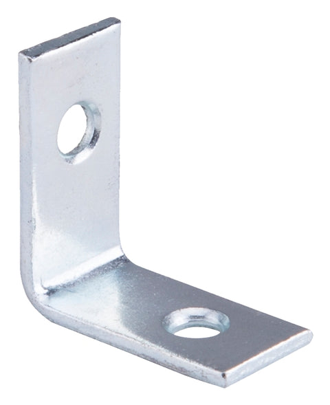 ProSource CB-Z01-013L Corner Brace, 1 in L, 1 in W, 1/2 in H, Steel, Zinc-Plated, 1.8 mm Thick Material, Pack of 25