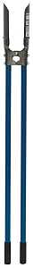 Seymour 21110 Post Hole Digger, 48 in L Handle, 59 in OAL, HCS Blade, Triple Riveted Blade, Fiberglass Handle