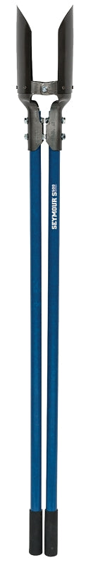 Seymour 21211 Post Hole Digger, 48 in L Handle, 59 in OAL, Triple Riveted Blade, Fiberglass Handle, HCS Blade