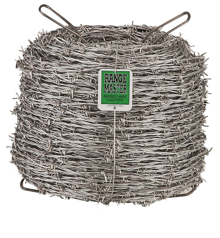 Rangemaster 7126 Barbed Wire, 1320 ft L, 12-3/4 Gauge, 5 in Points Spa ...