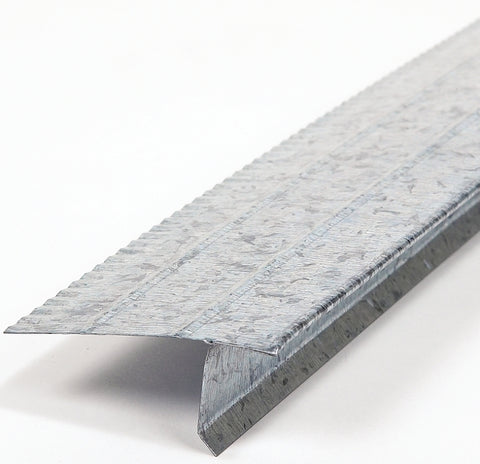 Amerimax 5601400120 Roof Edge, 10 ft L, 2-7/16 in W, 1 in H, Steel