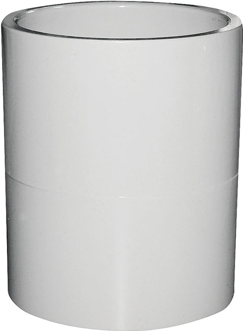 IPEX 435454 Pipe Coupling, 2-1/2 in, Slip, PVC, White, SCH 40 Schedule, 300 psi Pressure