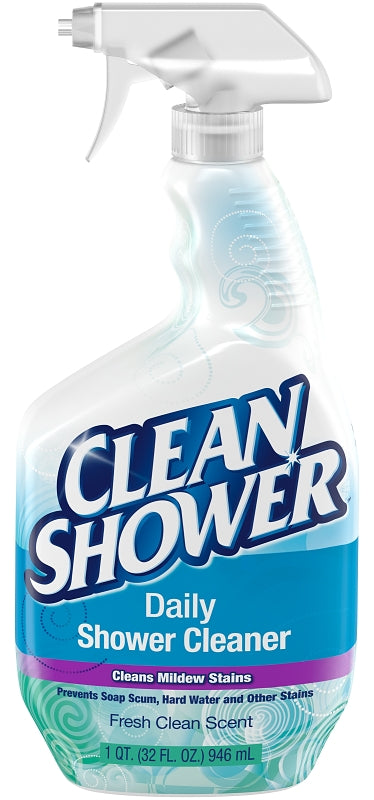 Clean Shower 00032 Shower Cleaner, 32 oz, Bottle, Liquid