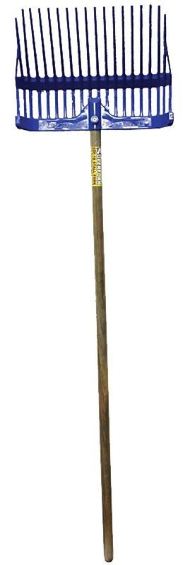 Fortex-Fortiflex 1308100 Stall Fork, Plastic Tine, Polycarbonate Handle, Blue
