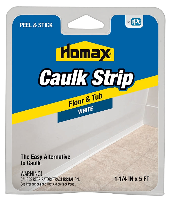 Homax 34030 Caulking Strip, White, 120 deg F – Shell Lumber and Hardware