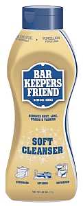 Bar Keepers Friend 11624 Soft Cleanser, 26 oz Bottle, Liquid, Lemon, Orange, White