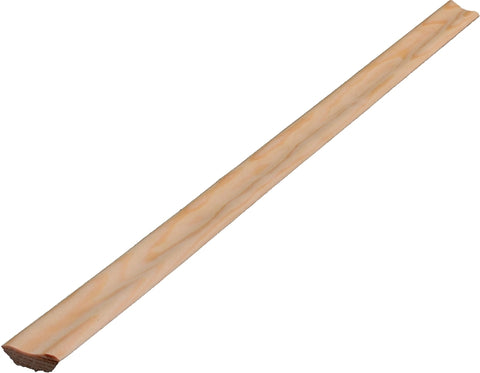 ALEXANDRIA Moulding 0W999-20096C1 Cove Molding, 96 in L, 1 in W, Pine Wood, Natural, Pack of 10