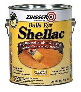 Zinsser 00301 Shellac, Midtone, Clear, Liquid, 1 gal, Can, Pack of 2