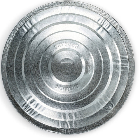 Behrens 1270 Trash Can, 31 gal Capacity, Steel, Silver