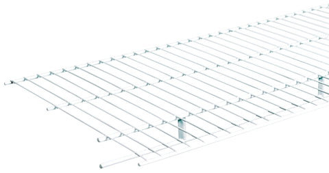 ClosetMaid 37305 Wire Shelf, 100 lb, 1-Level, 16 in L, 144 in W, Steel, White