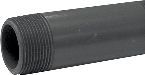 GENOVA P-114-4 Pipe Nipple, 1-1/4 in, PVC, SCH 80 Schedule, 4 in L