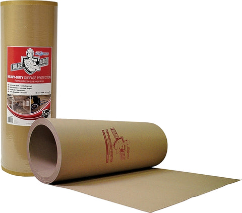 Surface Shields Builder Board BLDLS38100 Temporary Floor Protection Board, 100 ft L, 38 in W, 45 mil Thick, Paper