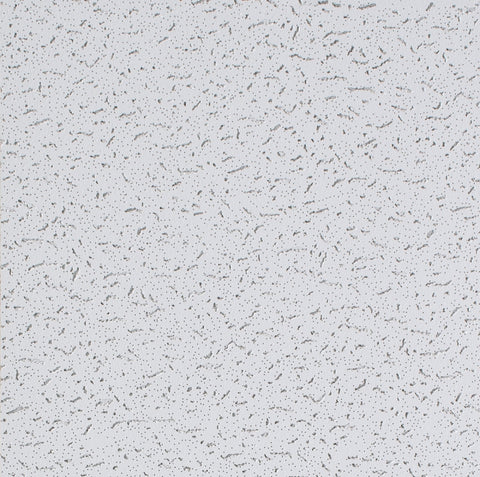 USG Fifth Avenue Series 133 Ceiling Panel, 2 ft L, 2 ft W, 5/8 in Thick, Fiberboard, White
