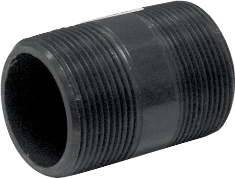 Lasco 215025BC Pipe Nipple, 1-1/2 in, PVC, SCH 80 Schedule, 2-1/2 in L