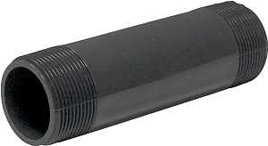 GENOVA P-112-6 Pipe Nipple, 1-1/2 in, PVC, SCH 80 Schedule, 6 in L