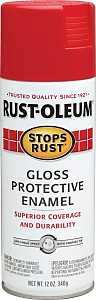Rust-Oleum 7762830 Rust Preventative Spray Paint, Gloss, Sunrise Red, 12 oz, Can