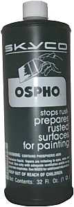 Ospho OSPHO QTS Rust Inhibitor, Liquid, Acrid, Green, 1 qt Jug, Pack of 12
