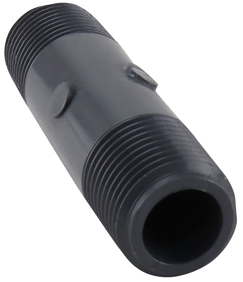 GENOVA P-12-3 Pipe Nipple, 1/2 in, IPS, PVC, SCH 80 Schedule, 3 in L
