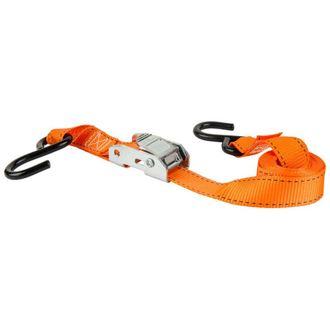 Keeper 05108-V Tie-Down, 1 in W, 6 ft L, Polyester, Blue, 300 lb, S-Hook End Fitting