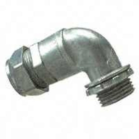Halex 90291 EMT Elbow, 90 deg Angle, 1/2 in Compression, Zinc, 1/BAG