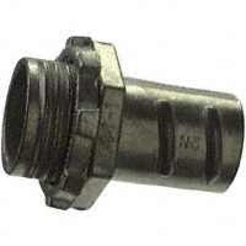 Halex 90440 Flex Conduit Connector, 3/8 in Screw-In, Zinc, 1/BAG