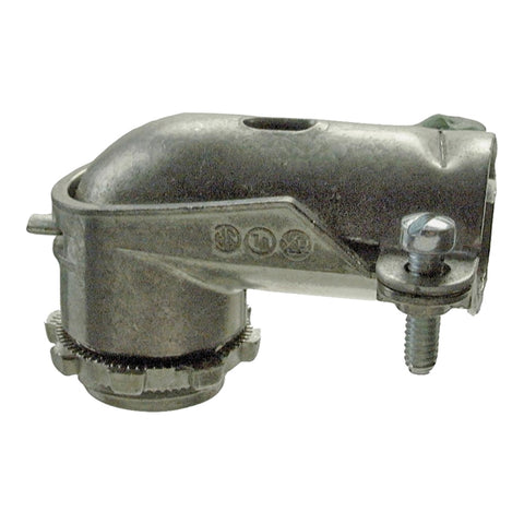 Halex 91100 Conduit Elbow, 90 deg, 3/8 in Flexible, Die Cast Zinc