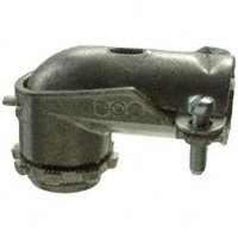 Halex 91101 Flex Connector, 1/2 in, 90 deg Angle, Zinc, 1/BAG