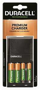 Duracell 66105 Battery Charger, AA, AAA Battery, Nickel-Metal Hydride Battery, 4-Battery