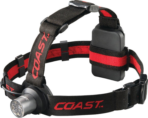 Coast HL5 Adjustable Head Lamp, LED, Broad, Even Beam