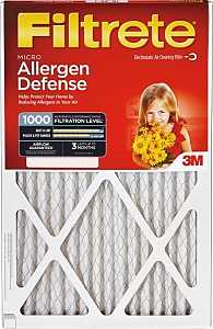 Filtrete 9800-2PK-HDW Air Filter, 20 in L, 16 in W, 11 MERV, 1000 um MPR, Pack of 3